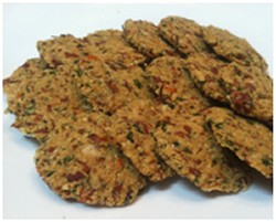 Raw Food Recipe - Almond Garlic Snack Crackers